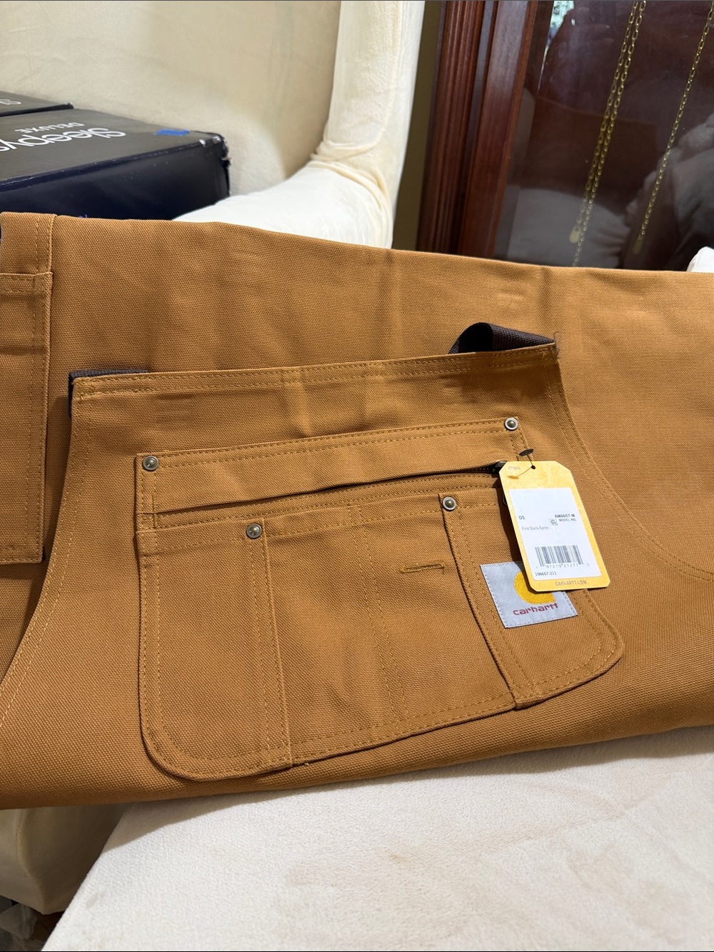 Carhartt Cargo Work apron in Carhartt Brown
